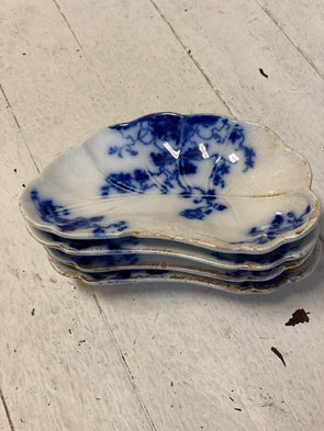 Flow Blue Bone Dish