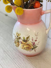 Yellow Rose Vintage Pink Pitcher