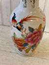 Oriental Floral Bird Vase