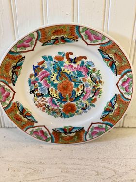 Colorful Butterfly Plate