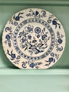 Blue Onion Dinner Plate Scalloped Edge