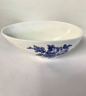 Staffordshire Blue Rose Trinket Bowl