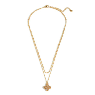Clover Charm Layered Necklace