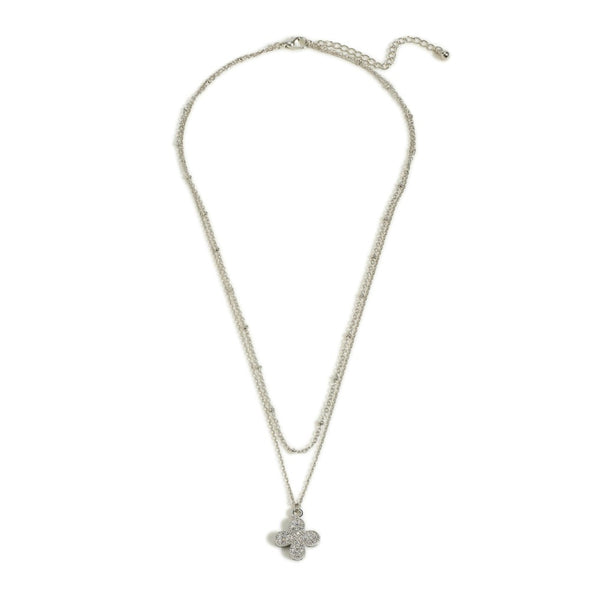 Clover Charm Layered Necklace