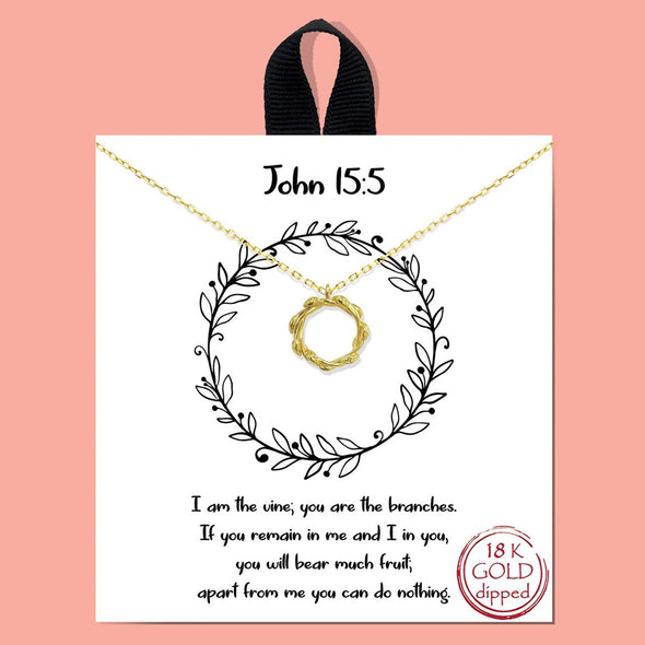 John 15:5 Necklace