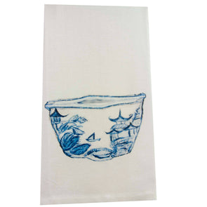 Blue-White Bowl Tea Towel