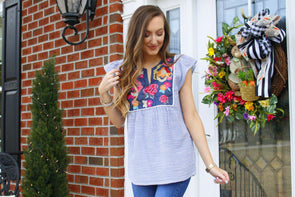 Haven Embroidered Top (Regular & Plus)