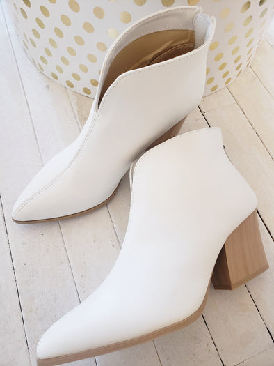 White Out Bootie