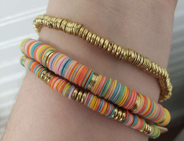 Jane Marie Multicolor Stack Bracelets