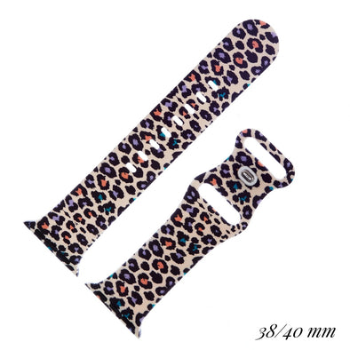 Colorful Leopard Apple Watch Band