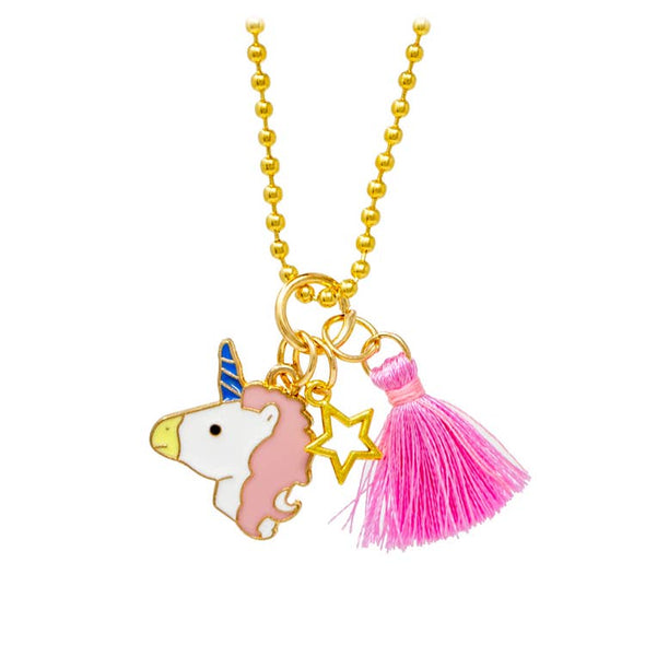 Unicorn, Tassel & Star Necklace (Kids)