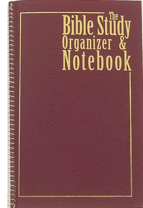 Bible Study Organizer And Notebook