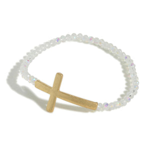 Opal Cross Bracelet