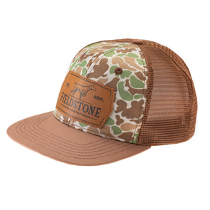 Old School Brown Bill Hat ( 096 )