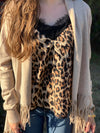 Leopard Silk Cami