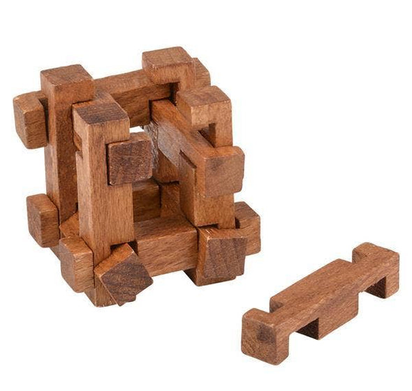 1.75" WOODEN BRAIN TEASERS