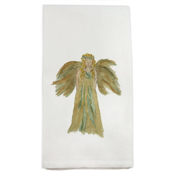 Golden Angel Tea Towel