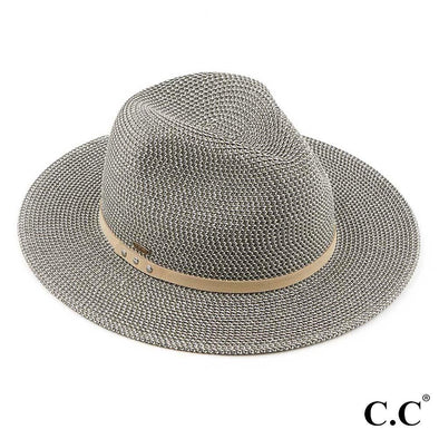 CC Grey Panama Hat