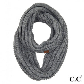 CC Ribbed Infinity Scarf (Multiple Colors)