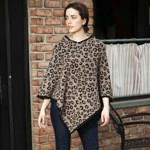 Comfy Luxe Leopard Poncho