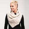 Pom Pom Cable Knit Infinity Scarf (Multiple Colors)