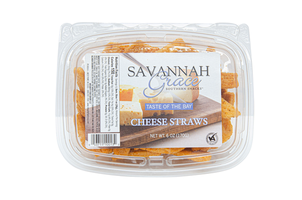 Taste of the Bay Cheese Straws 6 oz Tub