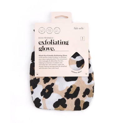 Exfoliating Body Glove - Leopard