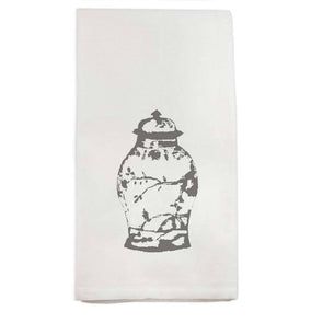 Grey Ginger Jar Dishtowel