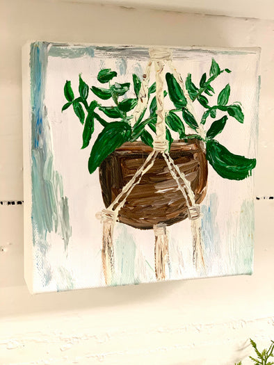 Hanging Basket Painting