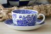 R.W. Midwinter Burslem England Blue Willow Teacup and Saucer