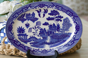 Blue Willow Oval Plater