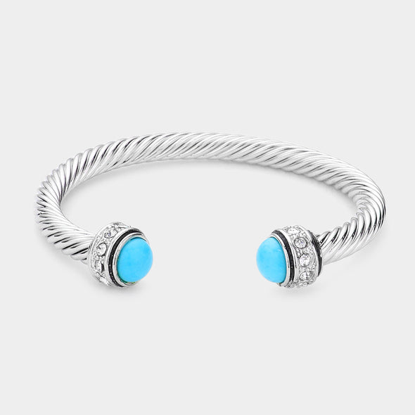 Turquoise Cable Bracelet