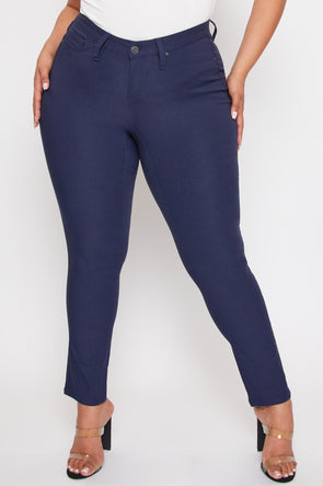 Plus Navy Hyperstretch Jeggings