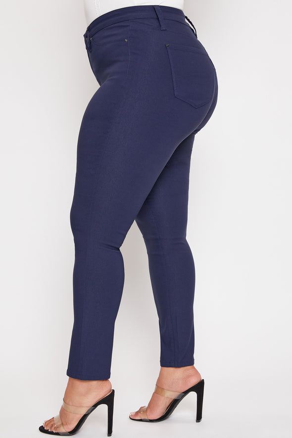 Plus Navy Hyperstretch Jeggings