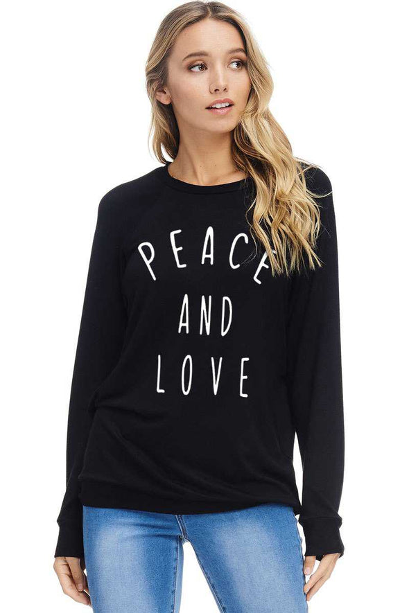 Peace And Love Pullover