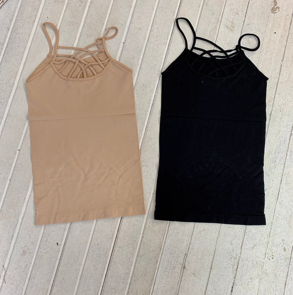 Strappy Back Seamless Cami Top