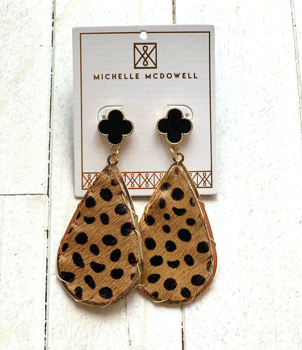 Michelle McDowell Sedona Cheetah Earrings