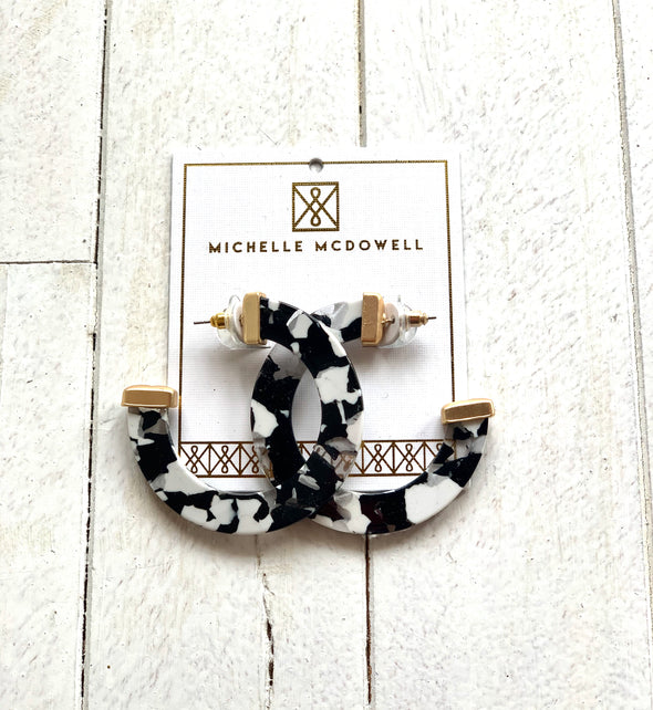 Michelle McDowell Canton Black Earrings