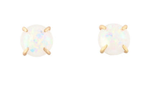 Jane Marie Pink Opal Claw Studs
