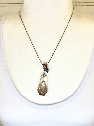 Spoon Handle With Charm Necklace