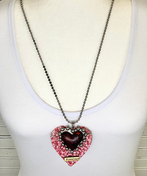 Blessing Crystal Heart Necklace