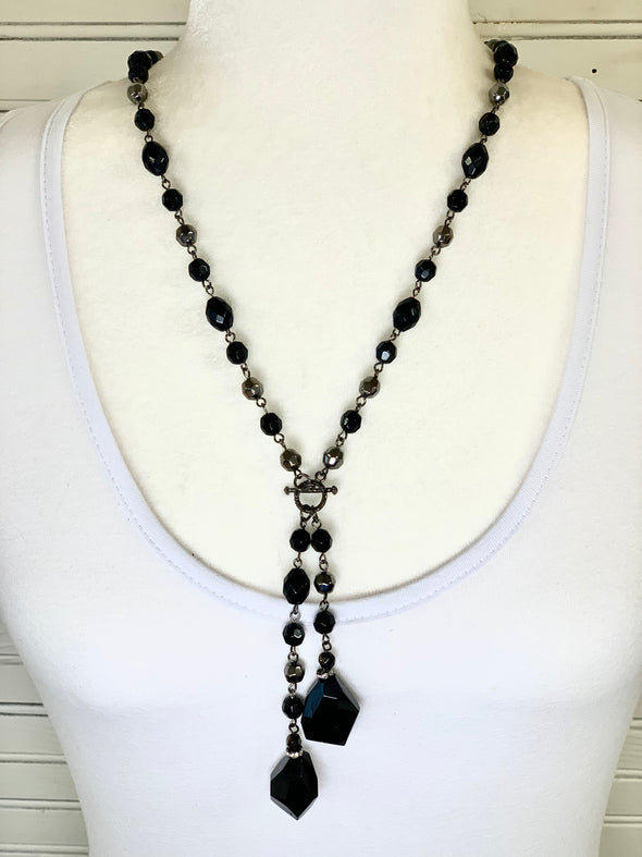 All Black Everything Necklace