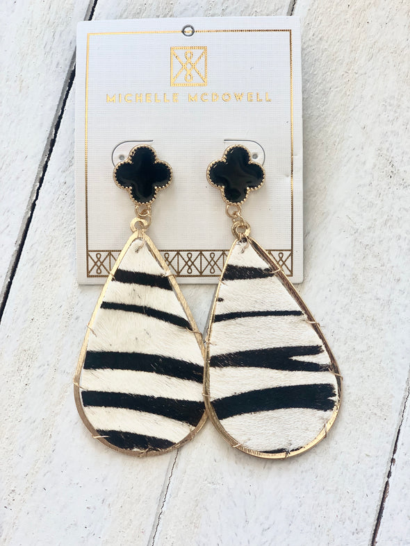 Michelle Mcdowell Sedona Zebra Earrings
