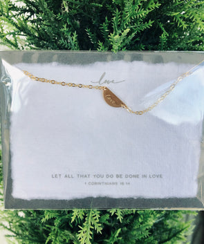 Love - 14KT Gold Filled Chain