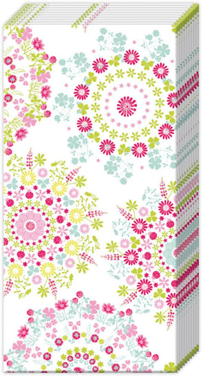 Pocket Tissues / Lilly White/ Pink