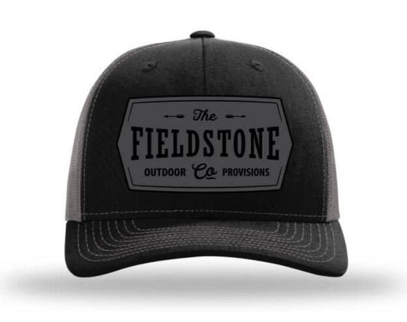 Fieldstone Black Logo Hat