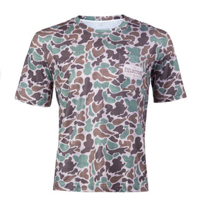 Old School Camo Dry-Fit Pocketed SS Tee