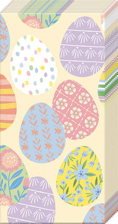 Pastel Easter Eggs Pocket Tissue Pack of 10 tissues