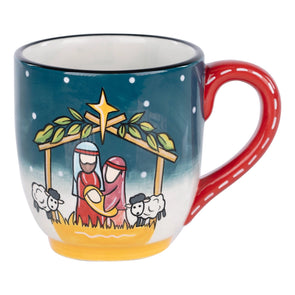 Starry Night Nativity Mug