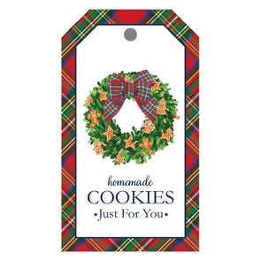 Gingerbread Wreath Gift Tags (Set Of 10)
